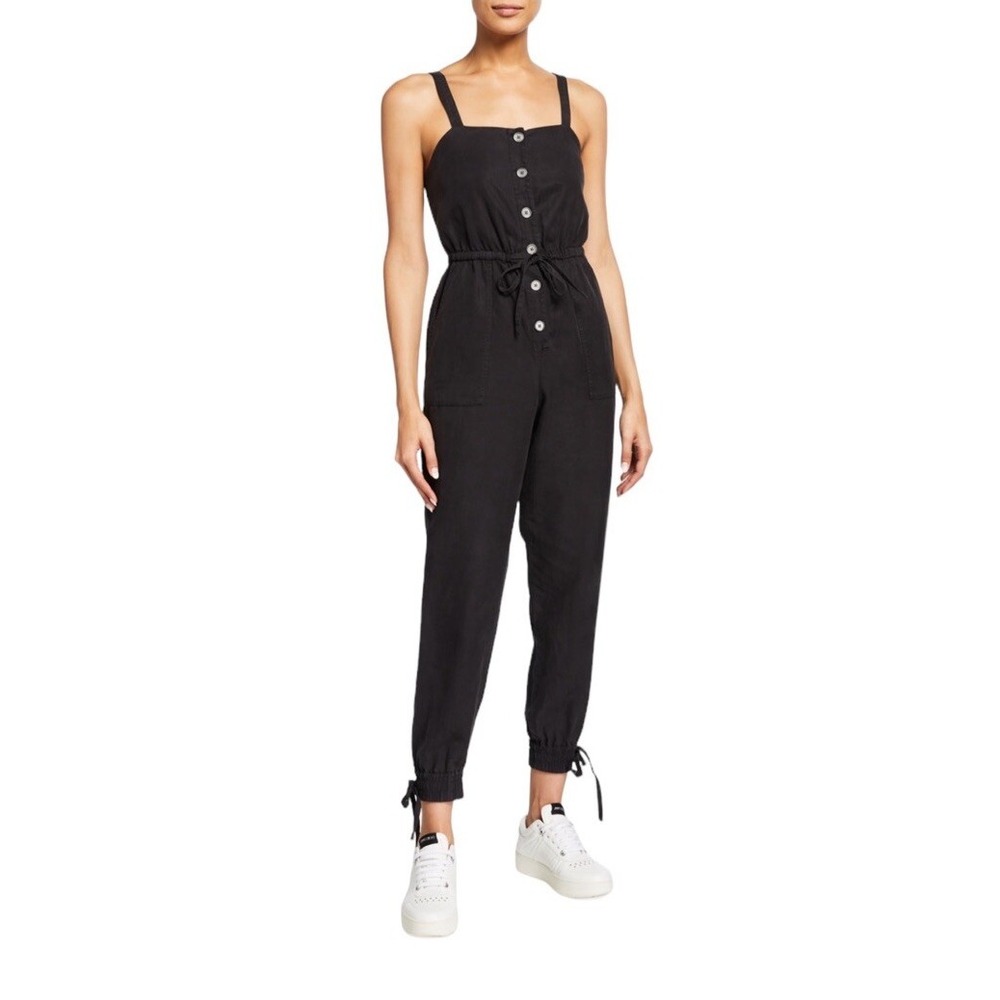 Alice + Olivia Tiana‎ Black Jogger Jumpsuit 6